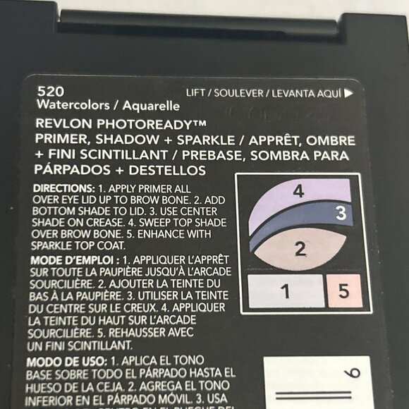 Revlon PhotoReady Eye Contour Kit Eye Shadow Palette #520 Watercolors Sealed New - Picture 6 of 8